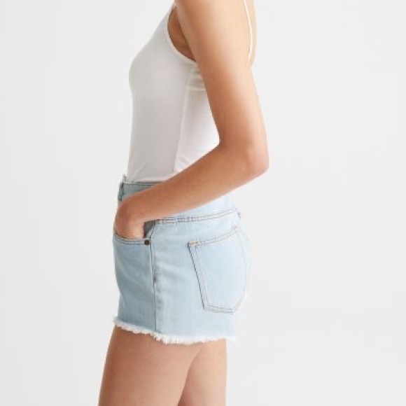 H&M denim jean shorts size 12 - Picture 3 of 10